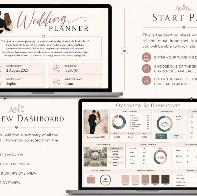 Ultimate Wedding Planner | Budget, Guest List, Seating Chart, Vendors & More