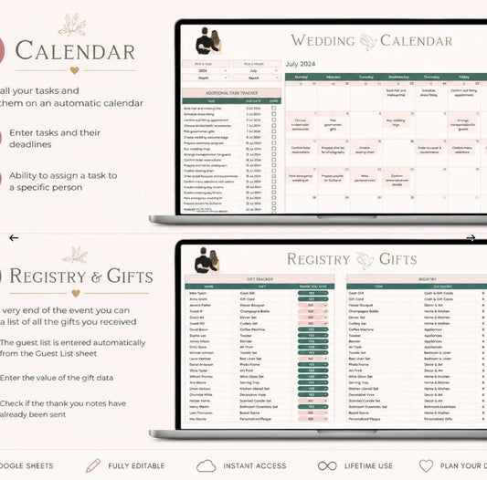 Ultimate Wedding Planner | Budget, Guest List, Seating Chart, Vendors & More